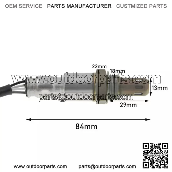 Oxygen sensor (rear)  12631044   40CM for Cadillac 10 Seville SLS 2.0T - Image 3