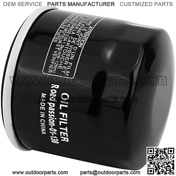 Oil Filter for SUZUKI LTF500 F QUADRUNNER 500 1998-2002 LTF500F VINSON 4X4 500 2002-2007 LTF500F VINSON 4X4 CAMO 500 2005-2007(pack of 2) - Image 2