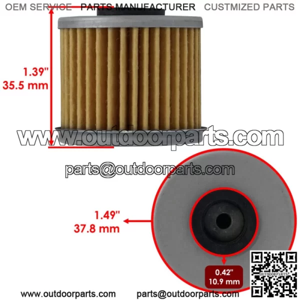 15412-MGS-D21 Oil Cooler Filter For Honda NC700 2012 2014-2018 - Image 2