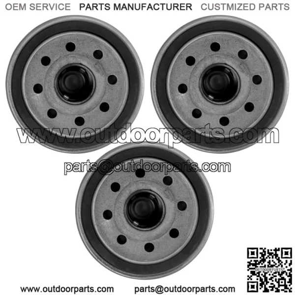 3 Pack Oil Filter for Yamaha YFM660 Grizzly YXR660 Rhino YFM450 Kodiak YYFM450Fx (For: 2006 Yamaha Rhino 660) - Image 4