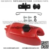 For Honda ATC70 ATC 70 1972-1983 1984 1985 Plastic Fuel Tank & Gas Cap Red - Image 2