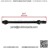 Front Prop Drive Shaft Assembly For Polaris Sportsman 400 HO 4x4 2011-2022 (For: Polaris Sportsman 800) - Image 3