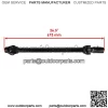 Front Prop Drive Shaft Assembly For Polaris Sportsman 400 HO 4x4 2011-2022 (For: Polaris Sportsman 570) - Image 3