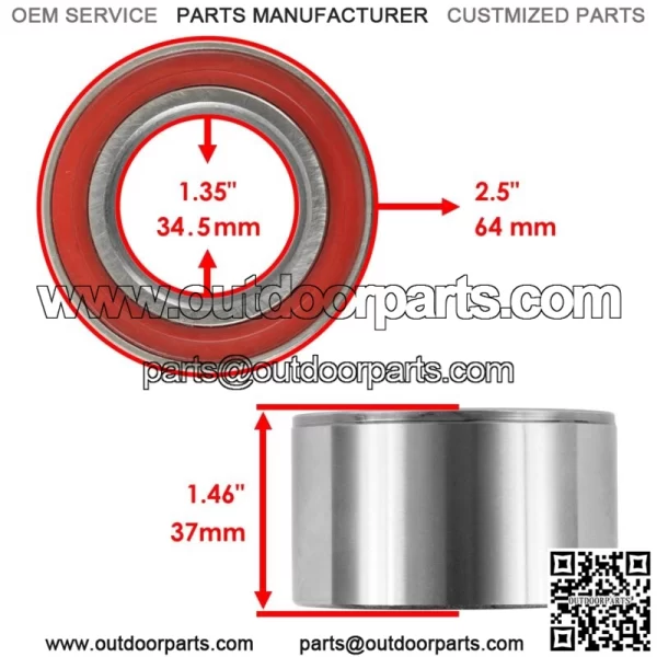 Front CV Joint Axle And Ball Bearing For Polaris Sportsman 570 Utility EPS 2019 (For: Polaris Sportsman 570) - Image 4