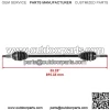 Front Left CV Joint Axle For Can-Am Maverick X3 Turbo R XRS 2018 - Image 2