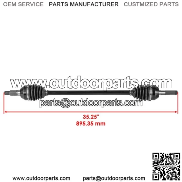 Front Left CV Joint Axle For Can-Am Maverick X3 Turbo R XRS 2018 - Image 2