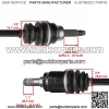 Front Left and Right CV Joint Axle Shaft fits Honda Pioneer 700 SXS700 2014-2022 - Image 3