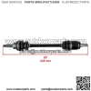 Front Left and Right CV Joint Axle Shaft fits Honda Pioneer 700 SXS700 2014-2022 - Image 4