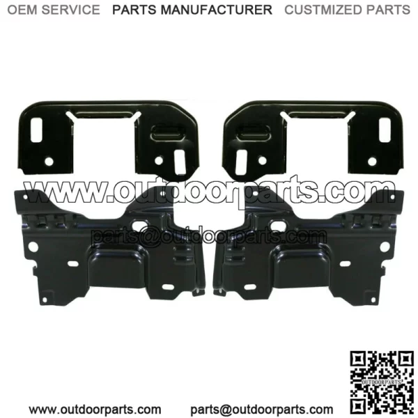 Front Bumper Mounting Brackets Set For 2009-2014 Ford F-150 (For: Ford F-150)