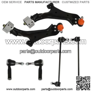 For 2010-2017 Equinox Terrain Front Lower Control Arm w/Ball Joint Sway Bar 6PCS