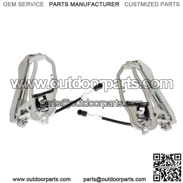 For BMW E53 X5 2000-2006 Front Left & Right Side 2Pcs Door Handle Frame Carriers - Image 2