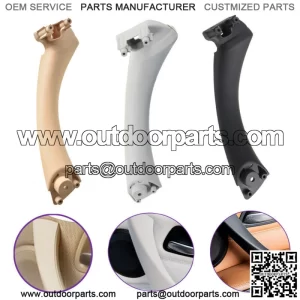 Inner Door Panel Handle Outer Pull Trim Cover For BMW E90 328i Right Side
