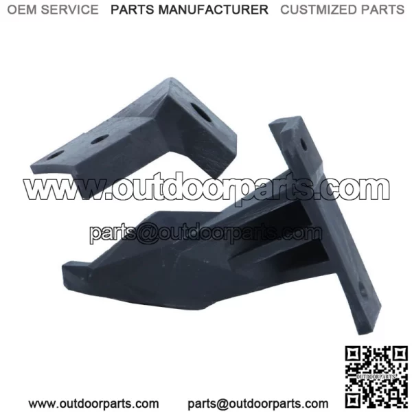Black Right Passenger Door Panel Bracket Combo Pack For GMC Saab Isuzu 2002-2009 - Image 5