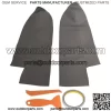 For 07-12 Honda CR-V CRV Microfiber Leather Front Door Panels Armrest Cover 2pcs - Image 3