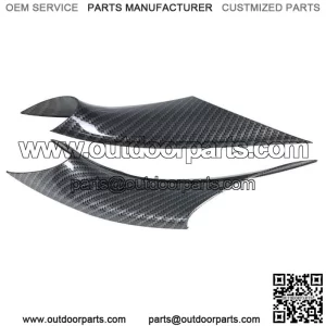 For BMW 3 4 F30 F35 2PCS Carbon Fiber Inside Inner Door Handle Cover Case Trim