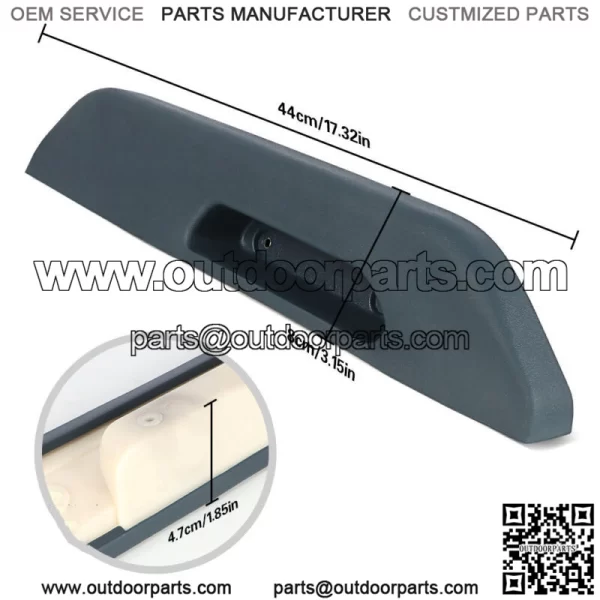 Left Driver Bule Front Door Armrest Pad For 1988-1994 Chevrolet GMC C/K Series - Image 4