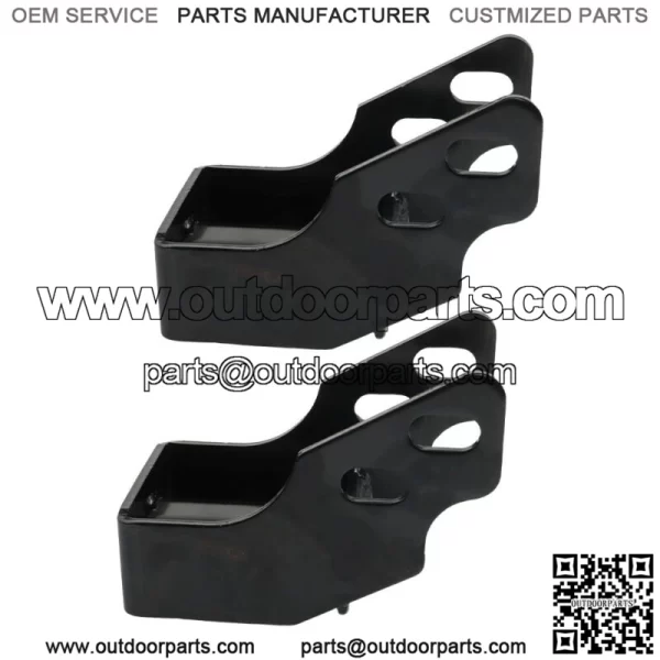 Bumper Bracket Set For 2011-2014 Chevrolet Silverado 2500 HD Front Steel 2Pc - Image 2