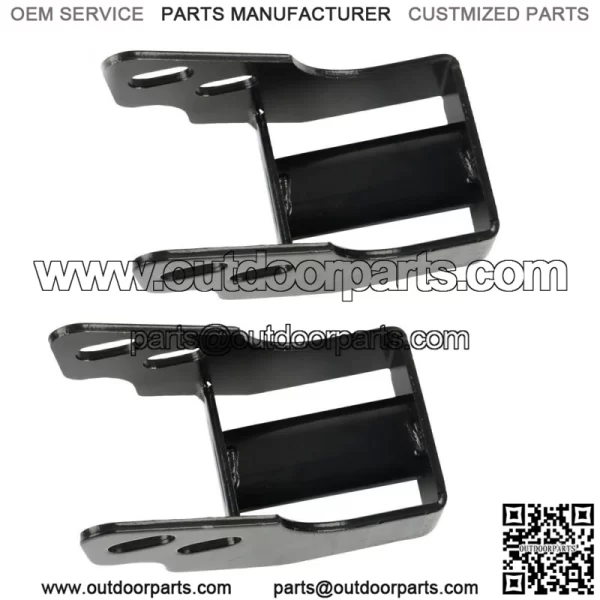 Bumper Bracket Set For 2011-2014 Chevrolet Silverado 2500 HD Front Steel 2Pc - Image 3