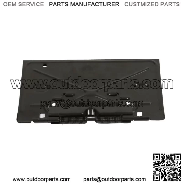 License Plate Tag Bracket Rear For Chevelle Impala Caprice 1968-1972 Black - Image 3