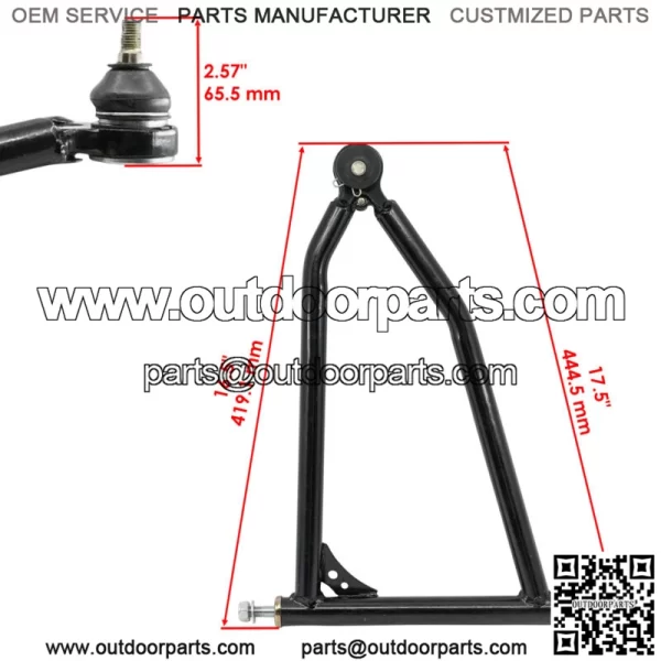 Front Upper Left A-Arm for Yamaha YFZ450R YFZ450 R 2009 2010 2011 2012 2013 - Image 2