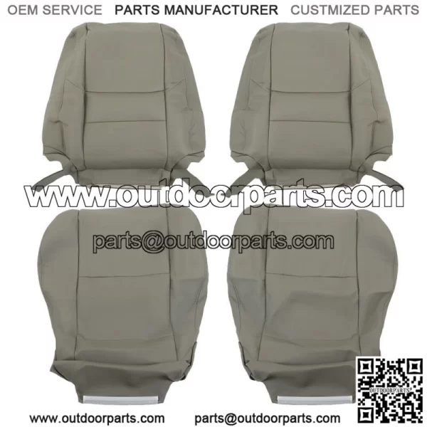 Leather Seat Cover Driver&Passenger Bottom Lean For 2000-2007 Toyota Sequoia - Image 3