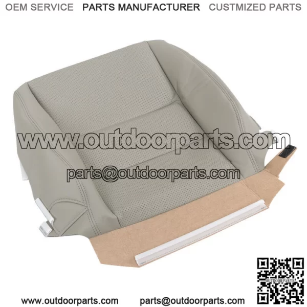 Front Passenger Bottom Seat Cover For 2007-2011 2012 Acura RDX Leather Gray - Image 2