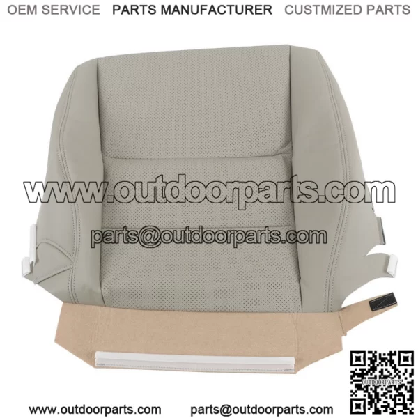 Front Passenger Bottom Seat Cover For 2007-2011 2012 Acura RDX Leather Gray - Image 3