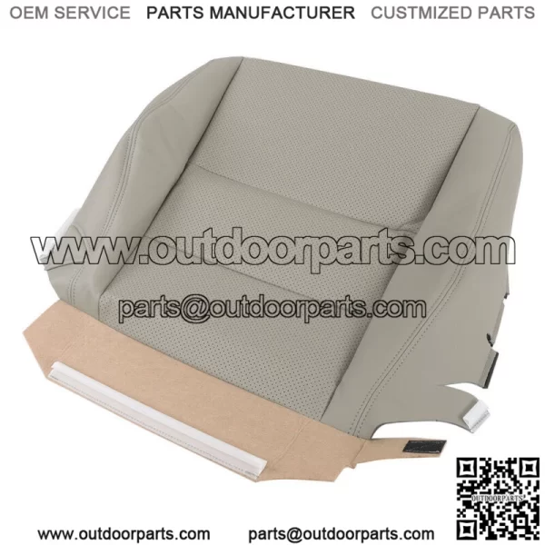 Front Passenger Bottom Seat Cover For 2007-2011 2012 Acura RDX Leather Gray - Image 5