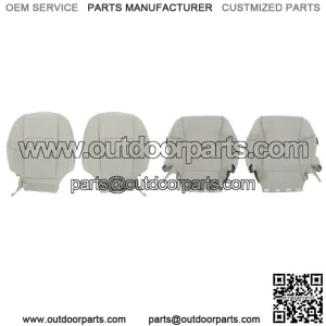 Front Seat Cover For 2007-2012 Lexus ES350 Driver Passenger Bottom&Back Gray