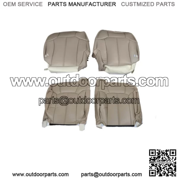 Front Replacement Seat Cover Left&Right Tan For 2003-2006 Chevy Tahoe Suburban
