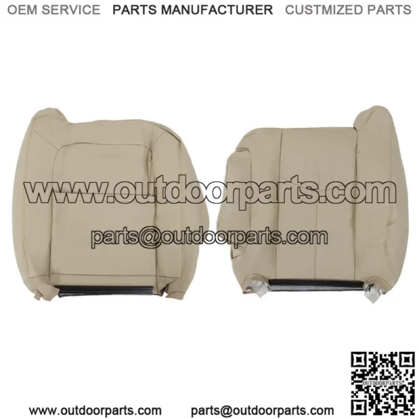 Seat Cover Light Tan For 2003-2005 2006 Chevy Tahoe GMC Yukon Driver&Passenger - Image 5