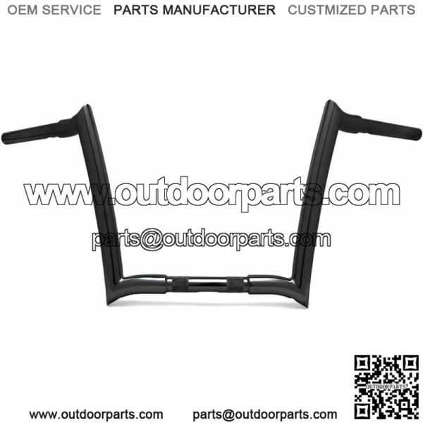 Paul Yaffe Black 12 OEM Monkey Ape Bar Handlebars Harley Touring Road King Glide (For: Harley-Davidson)
