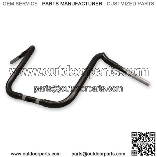 KST Kustoms Satin Denim Black 14" Mayhem Bagger Handlebars Bars Harley Touring (For: Harley-Davidson)