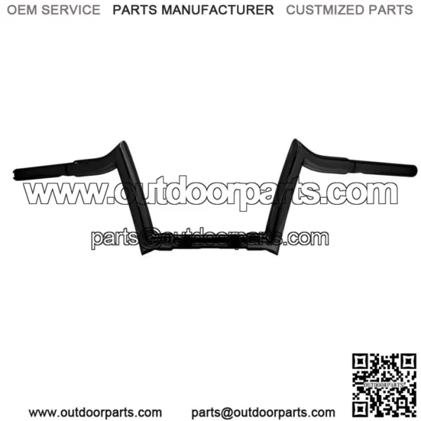 Paul Yaffe OEM 6" Black Sport Monkey Bar Handlebars Hangers Harley Touring FLTR (For: Harley-Davidson)