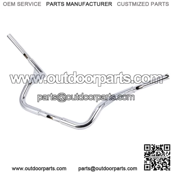 Chrome 12" Rise Hangers Bars Handlebars For Harley Touring Electra Glide (For: Harley-Davidson)