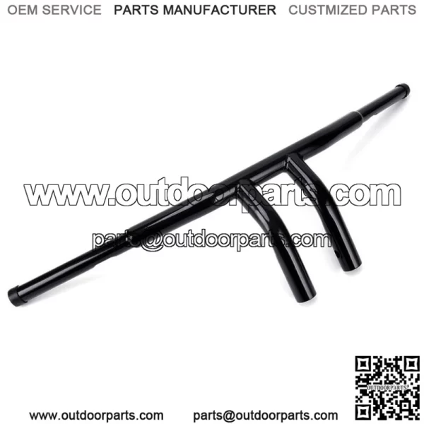 Black 8" Rise 1-1/4" T-Bars Handlebar For Harley Touring Road King Electra Glide (For: Harley-Davidson)