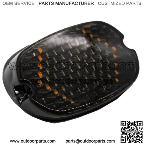 Moons MC V3 Smoked Low Profile LED Taillight Turn Signals Harley Softail Dyna XL (For: Harley-Davidson)