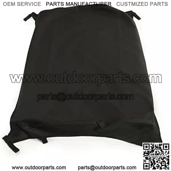 Black Soft Roof Compatible with John Deere HPX & XUV Gator with OPS (Rollbar) System roof panel Replacement for LP93127 - Image 2