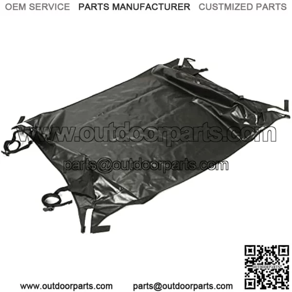 Black Soft Roof Compatible with John Deere HPX & XUV Gator with OPS (Rollbar) System roof panel Replacement for LP93127 - Image 4