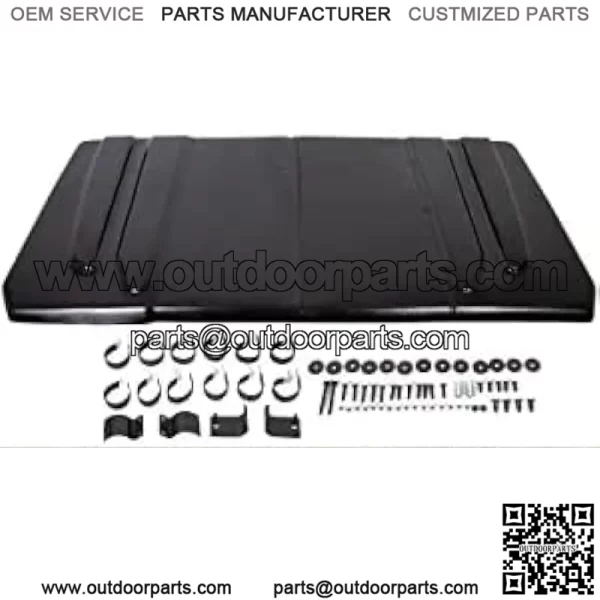 Hard Top Roof Black Plastic Compatible with JD Gator 625 825i / Yamaha Rhino/Kawasaki Mule 4010 Teryx/Bobcat 3400 / Holland Rustler/Full Size Polaris Ranger - Image 3