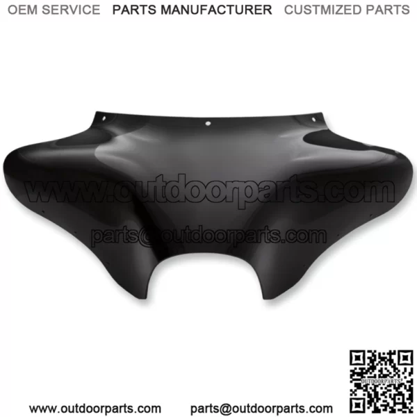 Memphis Shades Black Batwing Front Fairing Harley Touring Bagger Road King FLHR (For: Harley-Davidson)