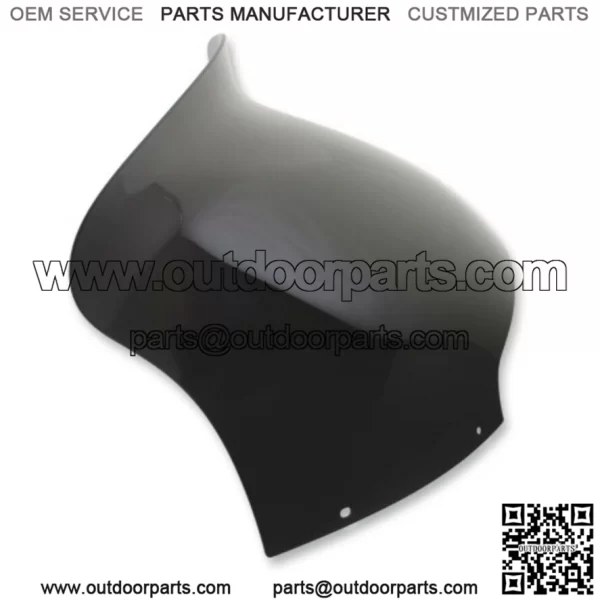 Memphis Shades 10" Dark Black Smoke Spoiler OE Windshield Harley 15+ Road Glide (For: Harley-Davidson)