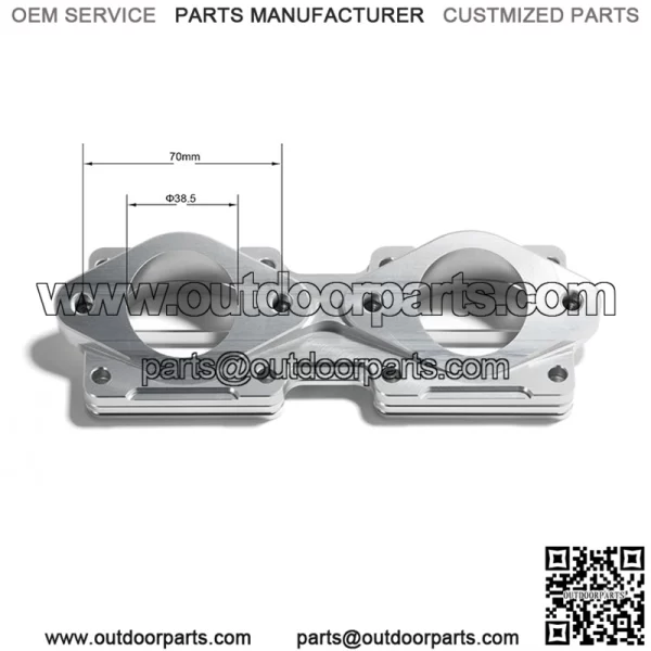 Intake Manifold Kit & Carburetor Boot 36mm-41mm for Yamaha YFZ350 Banshee 1987-2006 - Image 3