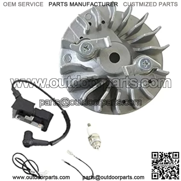 Online Flywheel & Ignition Coil & Spark Plug for Husqvarna 365 371 372 372XP 359 - Image 4