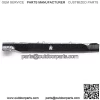 Oregon 195-039 Mower Blade, 100 Series, 21", Heavy Duty Black - Image 2