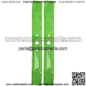 Lawn Mower Blade Set for John Deere GX325 GX335 LX255 42C Decks M135881 M148613 M159047 (High-Lift)