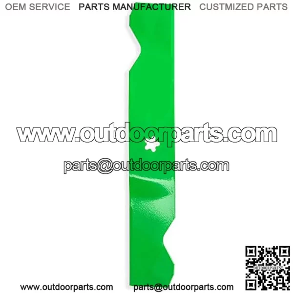 LawnRAZOR Mower Blade 54 inch Deck for AYP Husqvarna RZ54i YTH2454 187254 187256 532187254 532187256 (Medium Lift) 6 Pack - Image 3