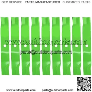 Lawn Mower Blade for John Deere 60 inch Deck 1025R 1026R 1550 TCU15881 M128485 M131958 (High-Lift) 9 Pack