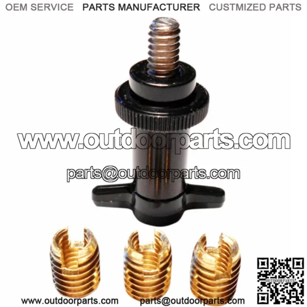 HardBagger Threaded Brass Batwing Fairing Insert Repair Kit 06-13 Harley Touring (For: Harley-Davidson)