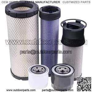Filter Kit LVA21202 Compatible for John Deere Compact Tractor 3120 3320 3520 3720 4105